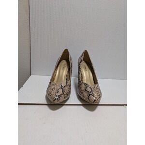 Torrid Faux Brown‎ Snakeskin Wedges Pumps Size 8